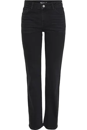 Pieces® Pckelly Mw Straight Jeans Bl102 Noos