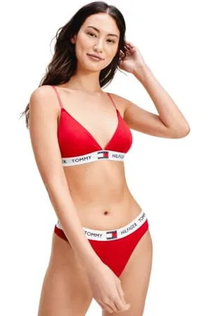 Tommy Hilfiger PADDED TRIANGLE BRA Triangel-BHs Damen, Rot , M