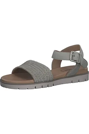 QS by s.Oliver Sandale 5-5-28121-20 Grün Flexible Sole