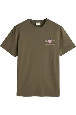 GANT Herren Reg Archive Shield Emb Ss T-Shirt T-Shirt, , S