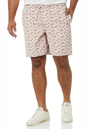 Amazon Herren Walkshorts Schrittlänge 20 cm lockere Passform mit Kordelzug (in Übergröße erhältlich), , S