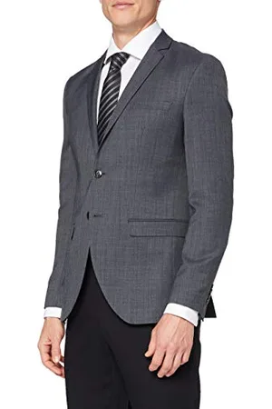 JACK & JONES Herren Jprsolaris Blazer Noos Blazer, Dark Grey, 56