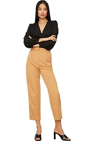 Trendyol Damen Hohe Taille Hosen Pants, , 36