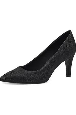 QS by s.Oliver Damen Pumps Spitz mit Stilettoabsatz, Schwarz , 36