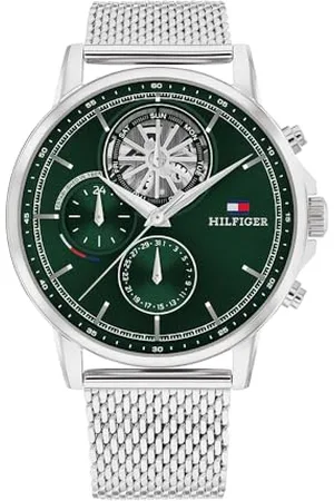 Tommy Hilfiger Multi Zifferblatt Quarz Uhr für Herren mit Edelstahlarmband Edelstahlarmband - 1710608