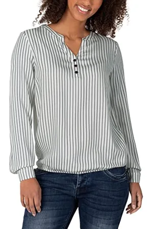 Timezone Damen Henley Blouse Bluse, , XS