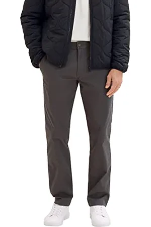 TOM TAILOR Herren 1037545 Regular Fit Chino Hose, 10899-Tarmac Grey, 28/32