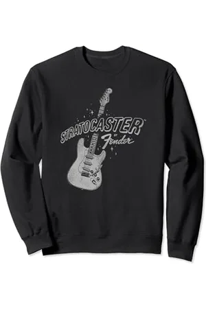 Fender Stratocaster Sparkling Guitar Vintage Poster Sweatshirt