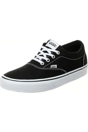 Vans Damen Doheny Sneaker, Schwarz ((Canvas) Black/White 187), 37 EU