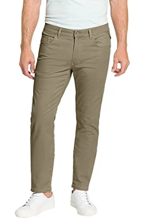 Pioneer Herren 5 Pocket Flachgewebe Stretch Hose, , 33W / 34L