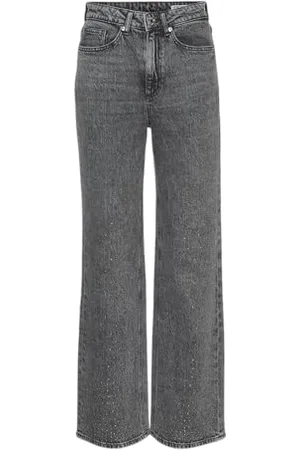 VERO MODA VMTESSA HR Wide Studs DNM Jeans RA206