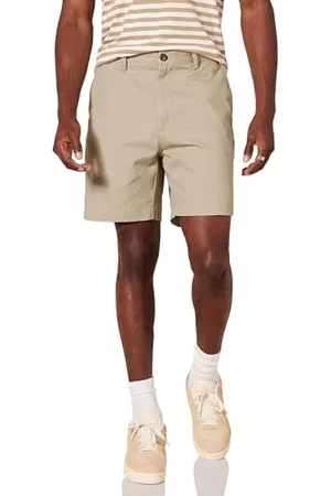 Amazon Herren Klassisch geschnittene Chinoshorts 18 cm, , 28W