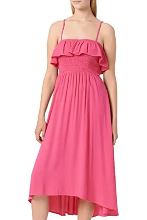 Mavi Damen Long Dress Kleid, , XXL