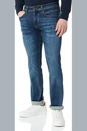 Camel Active Herren Regular Fit 5-Pocket Jeans aus Baumwolle 34 menswear-32/34