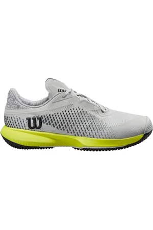 Wilson Herren KAOS Swift 1.5 Tennis Shoe, Pearl Blue/Black/Safety Yellow, 41 1/3 EU