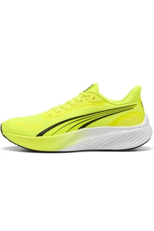 PUMA Unisex Pounce LITE Straßen-Laufschuh, Yellow ALERT Black, 41 EU