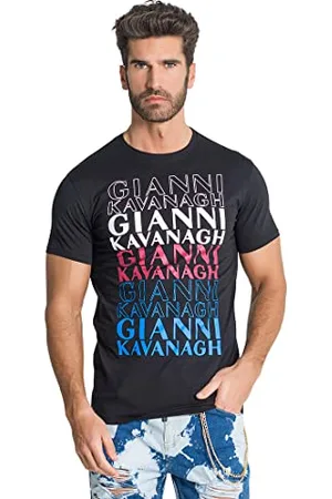Gianni Kavanagh Herren Black Signs GK Tee T-Shirt, , XS