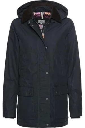Camel Active Damen Wachsjacke mit Abnehmbarer Kapuze womenswear-48