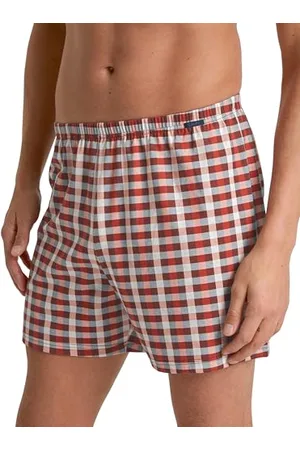 Calida Prints Boxershorts Herren, mit stoffüberzogenem Bund, aus 100% Baumwolle, ohne Eingriff