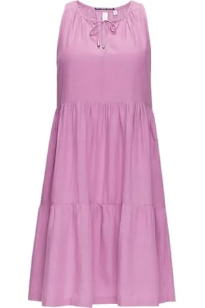 QS by s.Oliver Damen 2146274 Kleid aus Leinenmix, , 40