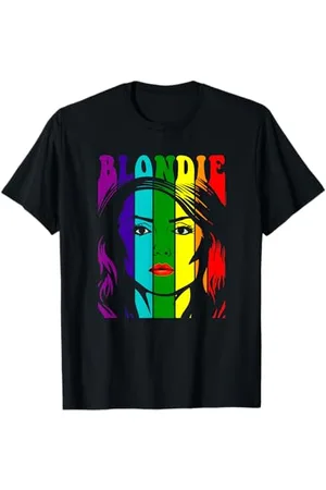 Blond Amsterdam Pride Rainbow Illustration Vintage Band T-Shirt