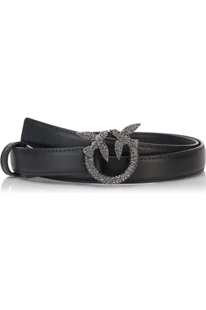 Pinko Damen Love Berry H2 Belt VIT.Seide Schnalle Gürtel, , S