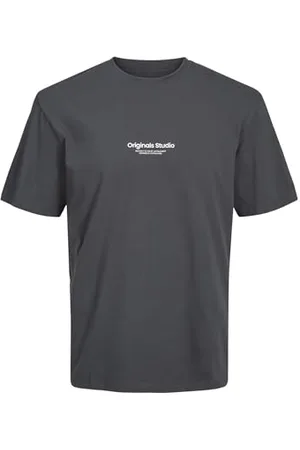 JACK & JONES JACK&JONES Herren JORVESTERBRO Tee SS Crew Neck NOOS T-Shirt, AsphaltXL