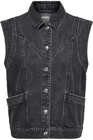 ONLY Damen Onlkennedy Sl DNM Waistcoat Bj Noos, , 38