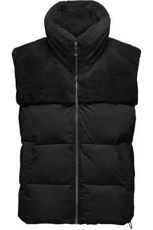 ONLY ONLWANJA FUR PUFFER MIX WAISTCOAT CC OTW