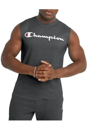 Champion Herren T-Shirt, Sleeveless, Tank, Classic Muscle Tee Top for Men (Reg. Or Big & Tall) Hemd, , L