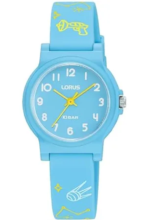 Lorus Jungen Analog Quarz Uhr mit Silikon Armband RRX39JX9
