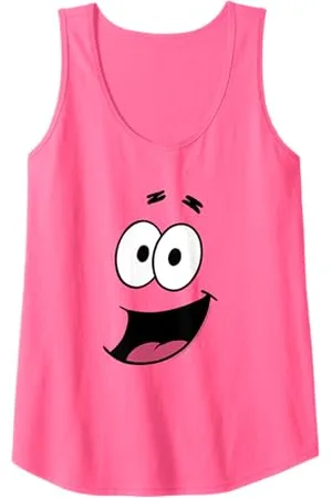 Spongebob Happy Patrick Face Cartoon Costume Tank Top