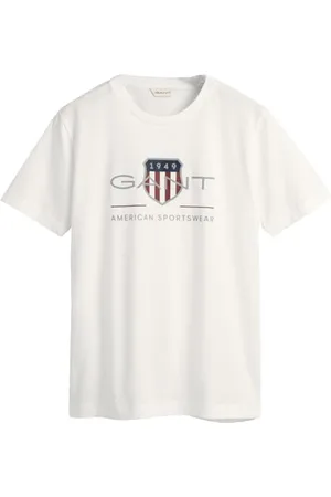 GANT Unisex Archive Shield SS T-Shirt, White, 134-140