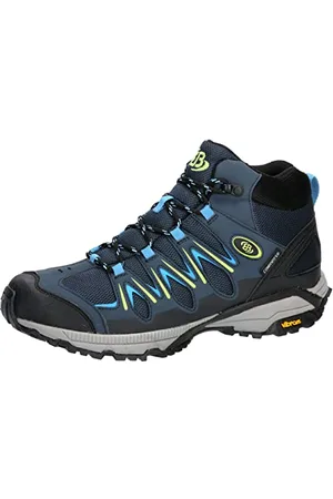 BRUTTING Unisex Expedition Mid Traillaufschuhe, Marine/blau/Lemon, 40 EU