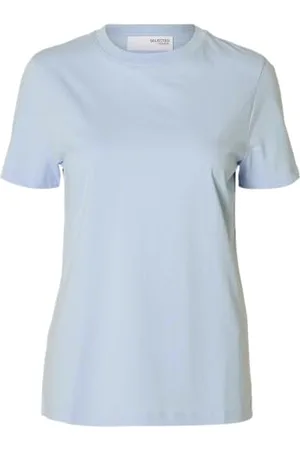 SELECTED Damen Slfmyessential O-Neck Tee Noos T-Shirt, , L EU