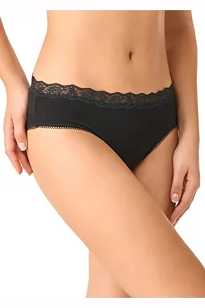 Golden Lady Damen Slip aus Spitze aus Baumwolle, , M