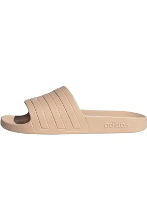 adidas Damen Adilette Aqua Slides RUTSCHEN, Powder Coral/Powder Coral/Powder Coral