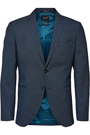 SELECTED Herren SLHSLIM-MAZELOGAN STRUC BLZ B NOOS Blazer, , 44