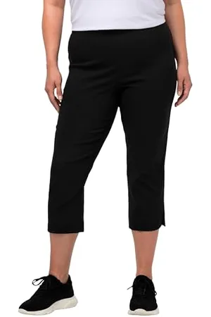 Ulla Popken Damen, große Größen, Bengalinhose, wadenlang