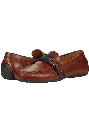 Ralph Lauren Herren-Loafer im Fahrstil, Polo Hellbraun, 42 EU