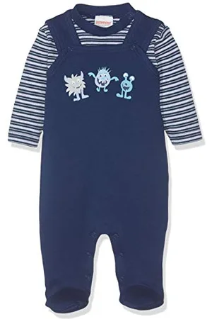 Playshoes Schnizler Baby - Jungen Strampler-set Interlock 2-teilig Kleine Monster 813151, , 62
