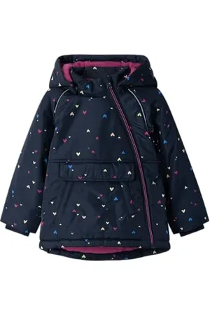 NAME IT Mädchen Nmfmicco Jacket Aop2 Steppjacke, , 80