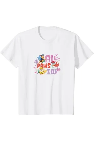 Paw Patrol Kinder All Paws In Chase Rubble Marshall Colorful T-Shirt