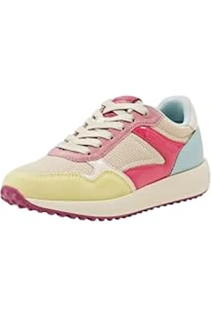 ESPRIT Damen Lace-up Sneaker, 770/Pastel Yellow, 37 EU