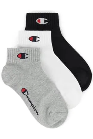 Champion Unisex – Kinder und Jugendliche Core Socks Junior 3PP Quarter Innensocken, , 27-30