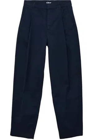 QS by s.Oliver Junior Mädchen Hose lang, Loose Fit Blue 170/SLIM