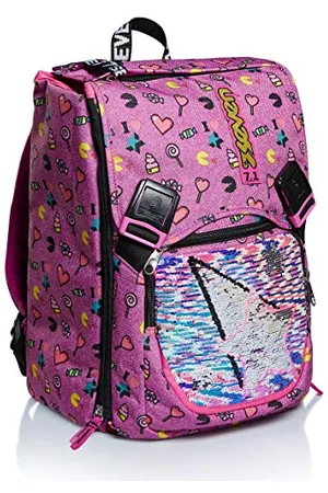 7 for all Mankind Rucksack für Schule, Sport & Freizeit, Erweiterbarer Schulranzen, Geräumige Schultasche für Teenager, Mädchen und Jungen, Extra Platz, Trinkflaschenfach