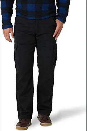 Wrangler Herren Cargohose mit Fleece gefüttert Lässige Hose, , 40W / 30L