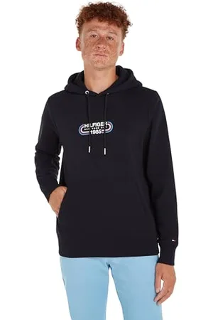 Tommy Hilfiger Herren Hoodie Hilfiger Track Graphic Hoody mit Kapuze, , S