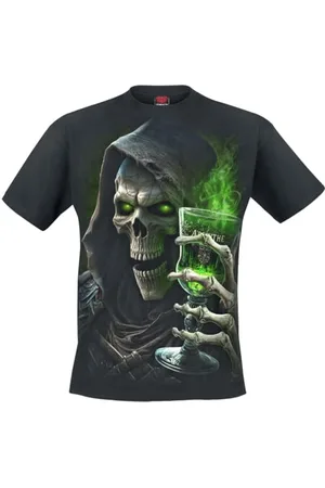 Spiral The Green Fairy Männer T-Shirt M 100% Baumwolle Basics, Horror, Rockwear, Totenköpfe